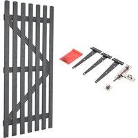 180cm x 90cm Pine Wood Garden Gate with Latch