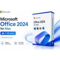 Lifetime Microsoft Office 2024 for Mac: Full Suite - 1 - 10 User Licence Option