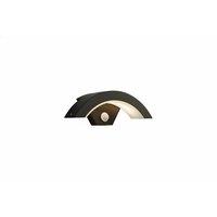 Black Curved Outdoor LED Light with Motion Sensor