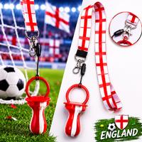 England Football Supporter Lanyard - Lightweight Match-Day Accessory for Fans