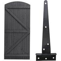 Semi-Braced Arch Top Wooden Garden Gate