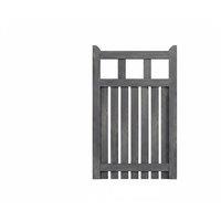 76cm x 120cm Spruce Wood Garden Gate with Steel Bolt