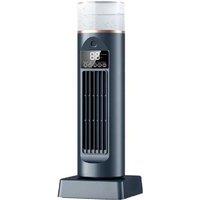 Bladeless Misting Air Conditioner Fan with Timer and Remote Control - Desktop Cooling