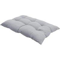 Light Grey Tufted Bench Cushion - 2 Sizes