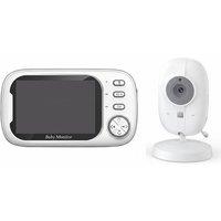HD Baby Monitor - Nigh Vision, Temp Sensor, 2-Way Talk & Lullabies