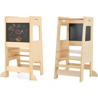 Toddler Step Stool with Chalkboards
