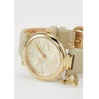 Vivienne Westwood Ladies Orb II Quartz Watch - Gold-Tone Stainless Steel, Water-Resistant, Classic Style
