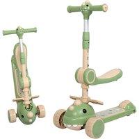 Foldable Kids Scooter with LED Wheels and Adjustable Height