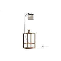 2-in-1 Floor Lamp & Side Table with Built-In USB Port