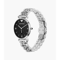 Emporio Armani AR1676 Quartz Stainless Steel Men's Sport Watch - Black Dial, Water-Resistant