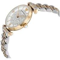 Emporio Armani AR8031 Ladies Quartz Watch - Two-Tone Stainless Steel, Luxury Classic, 32mm