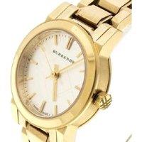 Burberry Ladies Swiss Made Quartz Watch - The City Yellow Gold, 26mm, Stainless Steel, Water-Resistant