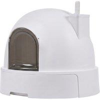 Enclosed Cat Litter Box With Easy-Clean Slide-Out Drawer