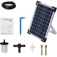 Solar-Powered Automatic Drip Irrigation Kit