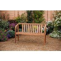 Acacia Wood Two-Seater Garden Bench - Weather-Resistant Outdoor Seating