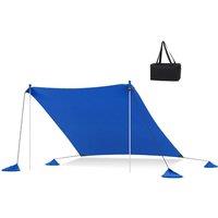 Beach Tent Sun Shelter with UPF 50+ Protection & 4 Sandbags