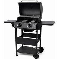 2 or 4 Burner Neo Black Steel Gas BBQ Grill