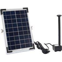 5W Solar Fountain Pump with Interchangeable Nozzles