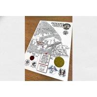 Scottish Plot Map of Dunans Castle with Certification, Embossed Insignia & Wax Seal