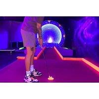 Neon Mini Golf Adventure - Family or Adult Ticket - 18 Holes - Activity for All - Wirral