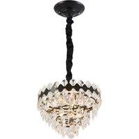 LED Crystal Pendant Light with Multi-Layer Design
