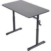 Height-Adjustable Desk with Manual Knob Lift