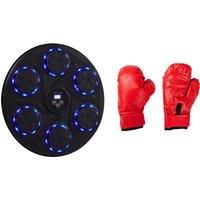 Wall-Mounted Music Boxing Machine with LED Lights