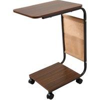 C-Shaped Side Table with Storage Bag