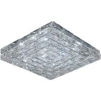Square Crystal LED Ceiling Light - 36W