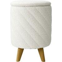 43cm Round Teddy Storage Ottoman