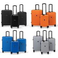 Eagle Wood 3 Piece ABS Hardshell Luggage Set