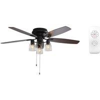 52-Inch Ceiling Fan Light with Remote and Timer