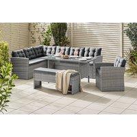 Marbella Grey 8-Seater Dining Table Set