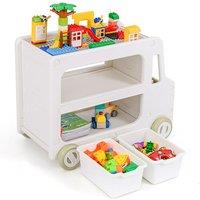 2-in-1 Car-Shaped Toy Organizer