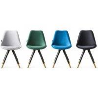 Set of 2 Sofiya Velvet Dining Chairs