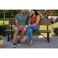 Garden Bench with Weatherproof Backrest & Seat