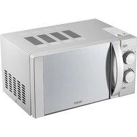 700W 20L Stainless Steel Microwave with 6 Power Levels