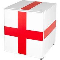48L England Flag Tabletop Drinks Fridge + Claim 8 Free Beers*