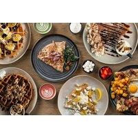 Crpeaffaire's Lunch for Two: 2x Savoury Crepes, 1x Grande Sweet Waffle & 2x Drinks, 7 locations