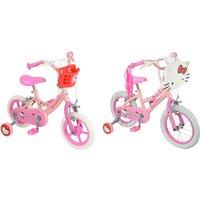Official Hello Kitty Kids Bike 12" or 14" - Adjustable, Safe & Stylish Ride