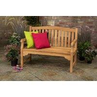 Kingsbury or Tenbury Solid Teak Garden Bench