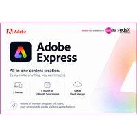Adobe Express Premium - Create Social Media Posts, Graphics & More - 6 or 12-Month Subscription