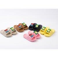 Unisex Black Kids Minecraft Cartoon Sliders