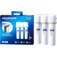 AQUAPHOR Crystal H Three-Stage Under Sink Filter & Softener System