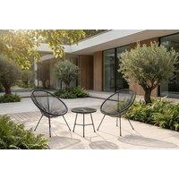 2 Seater Acapulco Bistro Rattan Set with Cushions & Table
