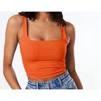 Beige Women's Wide Strap Slim-Fit Tank Top - Multiple Sizes & Colours