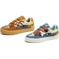 Unisex Blue Toy Story Denim Skateboard Shoes: Sizes UK 3 - 9.5