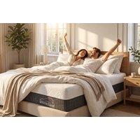 Hybrid Memory Foam Mattress with Dual-Sided Firmness