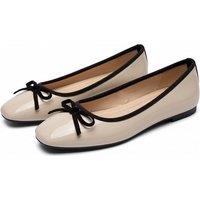 Black Women's Square Toe Ballet Flats - 4 Colours