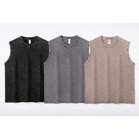 Men's Acid Wash Sleeveless Workout Tank - 3 Colours